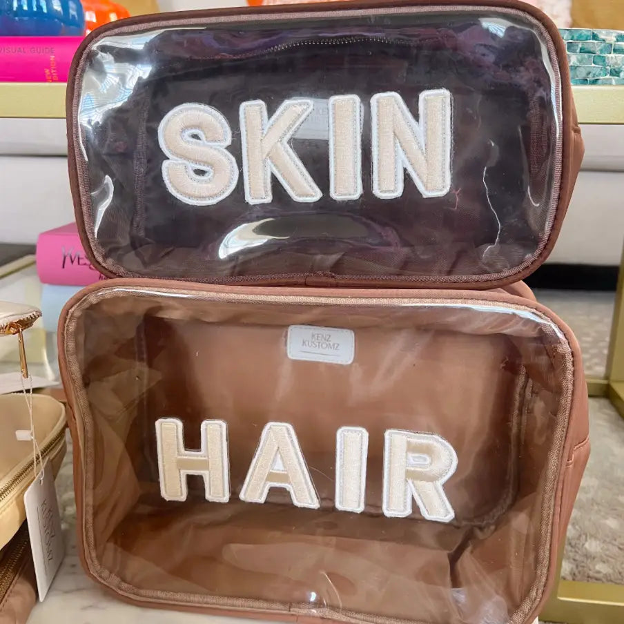 Brown XL Hair Bag