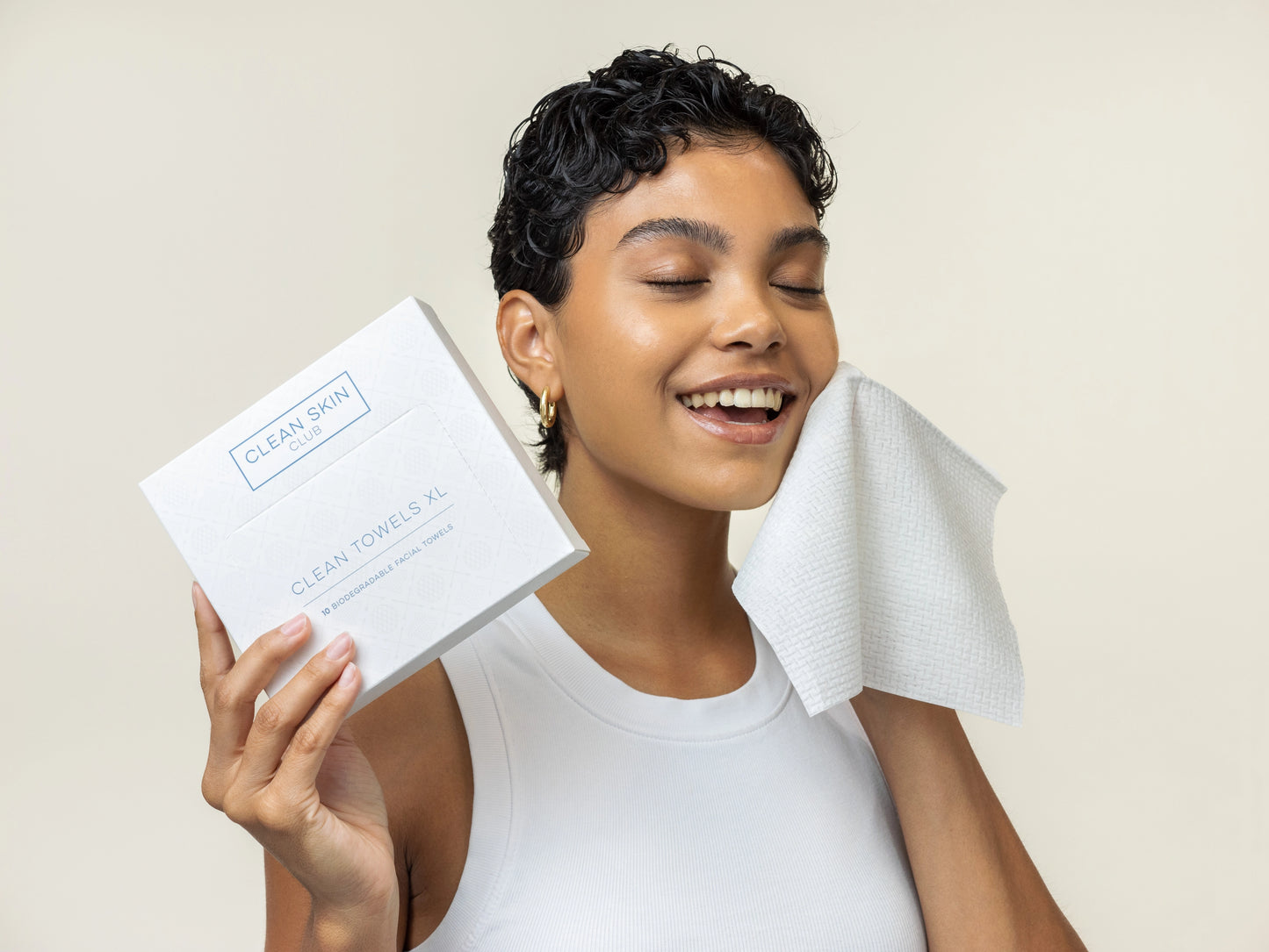 Clean Towels Xl Travel, Disposable Face Towels, 10 Count