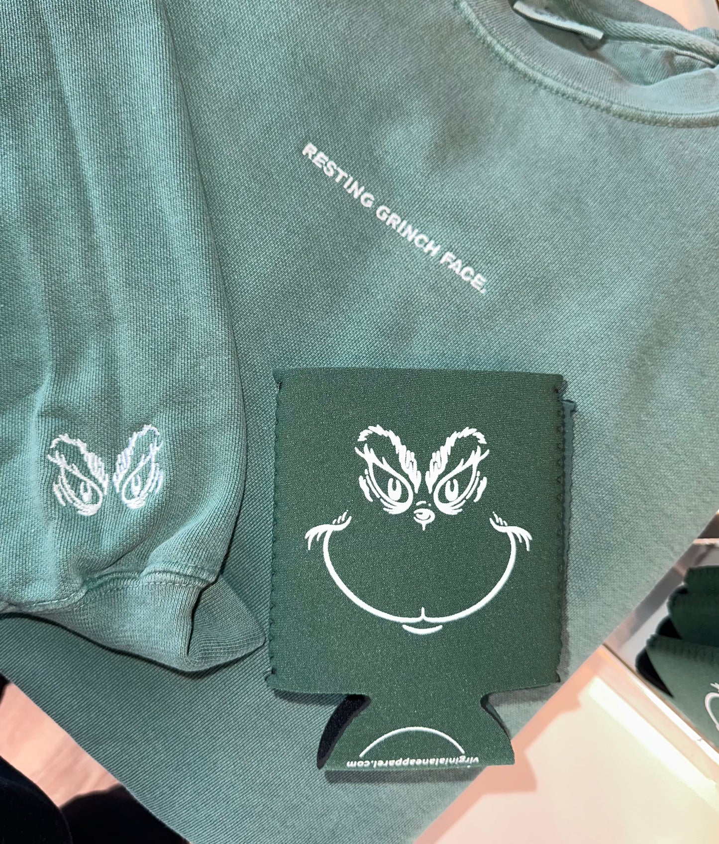 Grinch Koozie