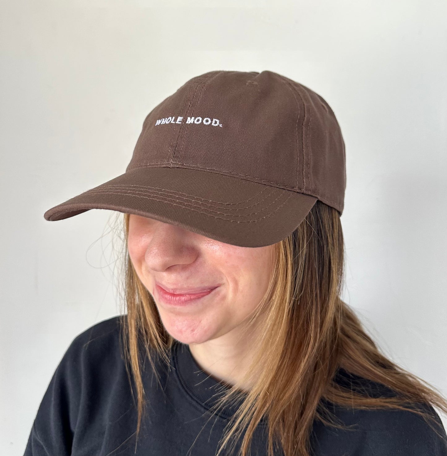 Brown Whole Mood Ballcap