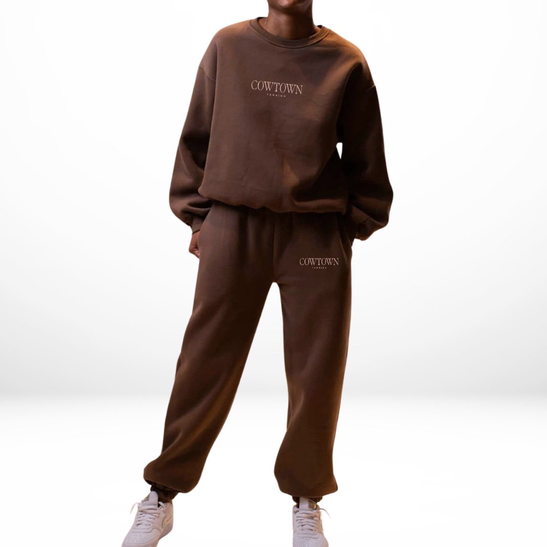 Embroidered Cowtown Crewneck