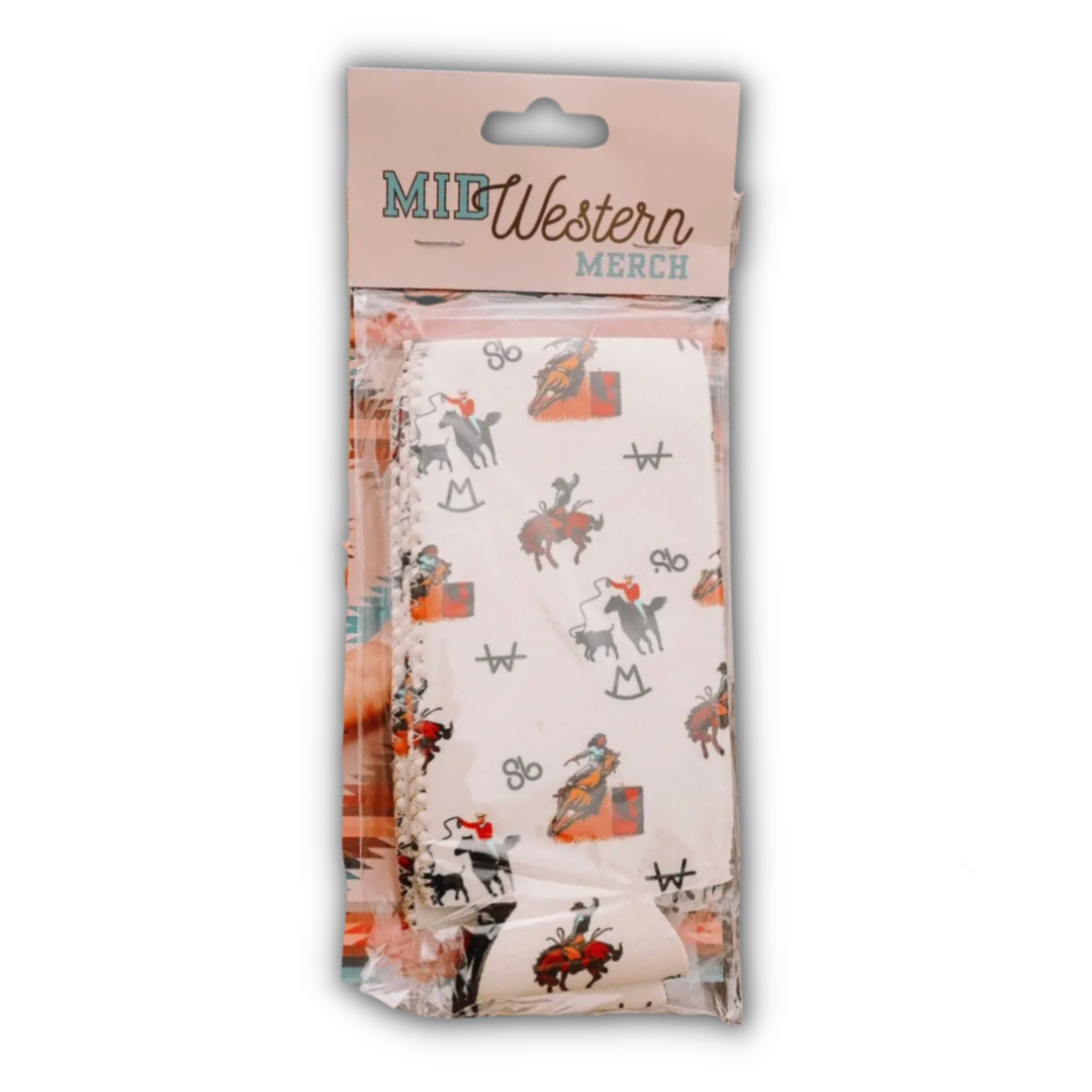 Vintage Cowboy Tall Koozie 2-Pack