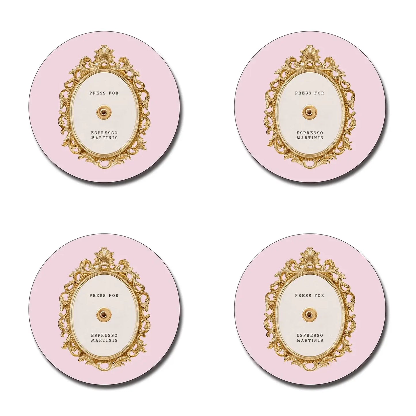 Press for Espresso Martini Ceramic Coasters