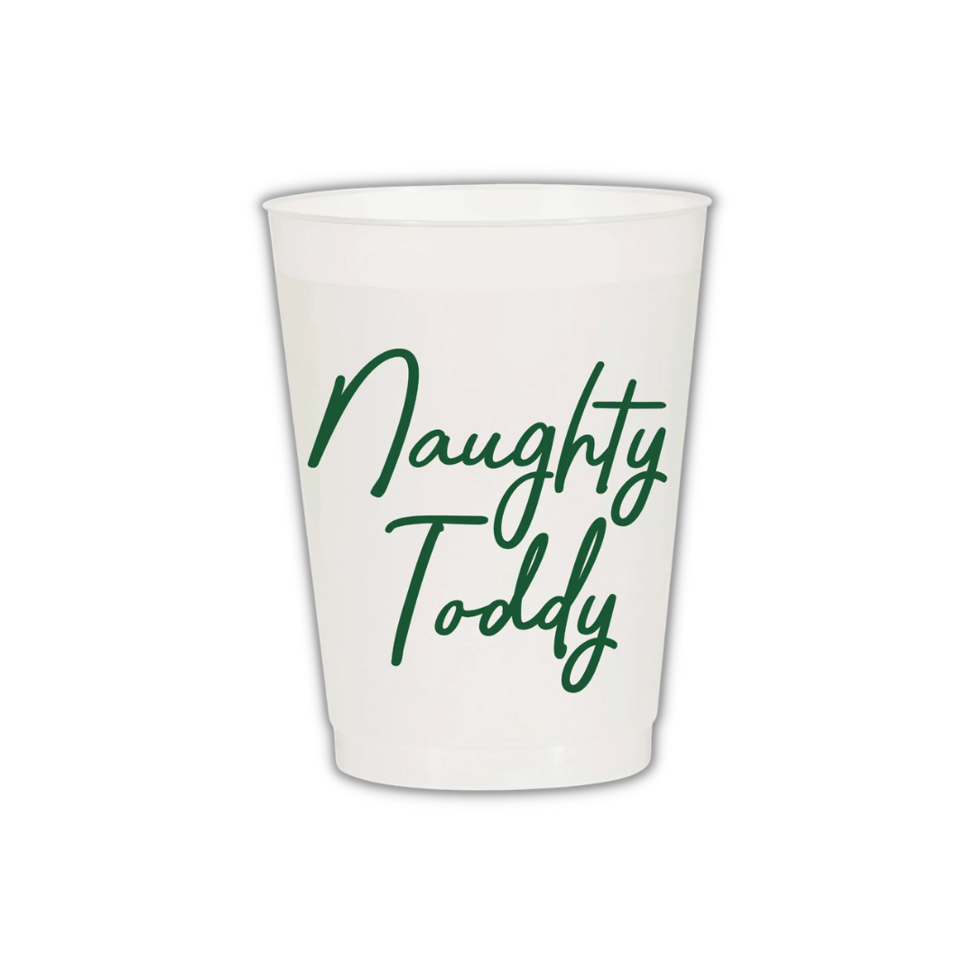 Naughty Toddy - Set of 10 Reusable Cups