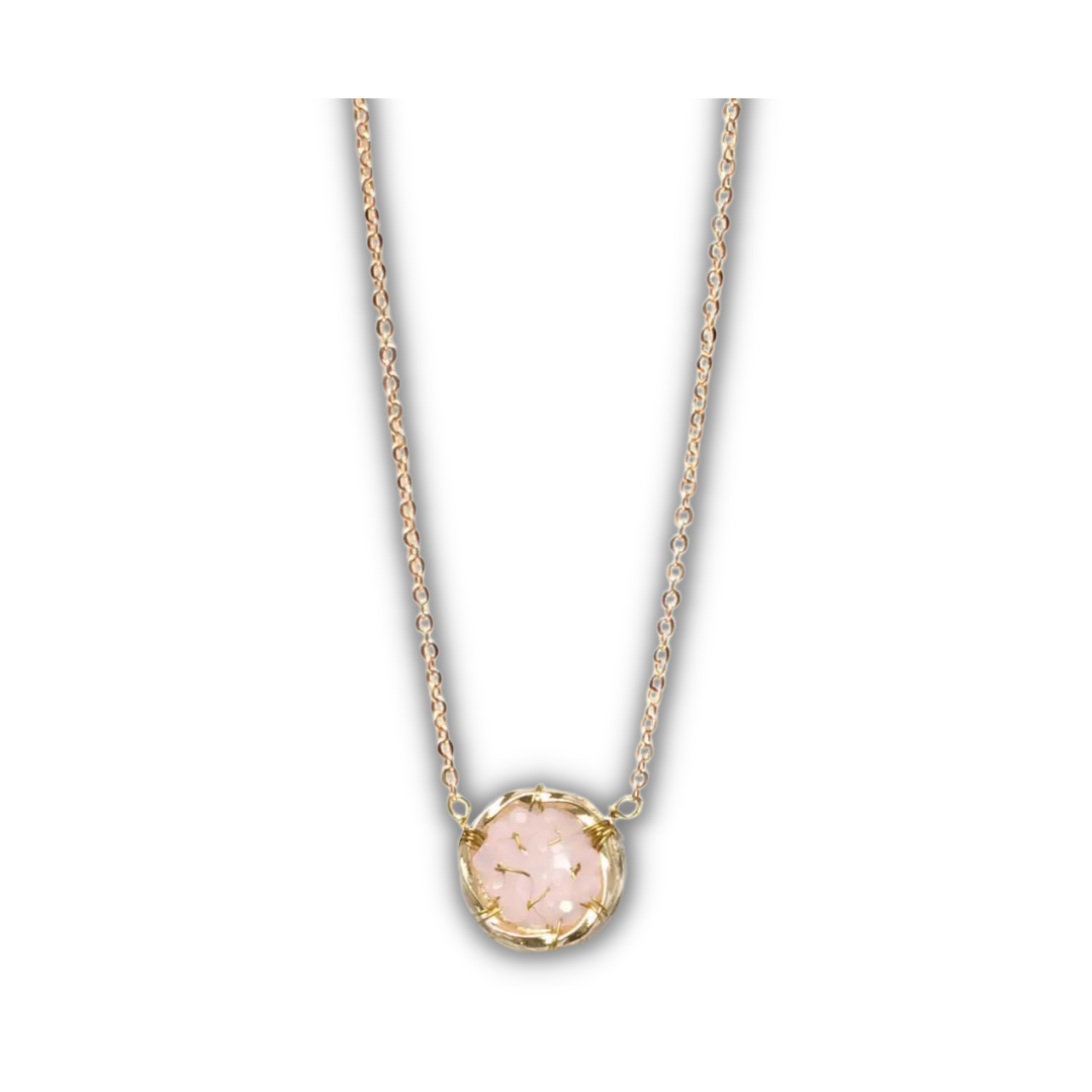 Woven Circle Necklace