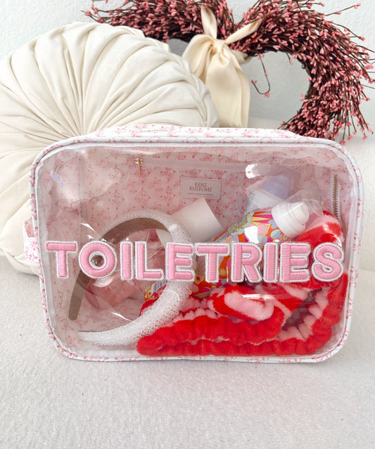 Toiletries Xl - Pink Toile