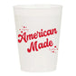 American Made Frosted Cups - Patriotic Pack of 6