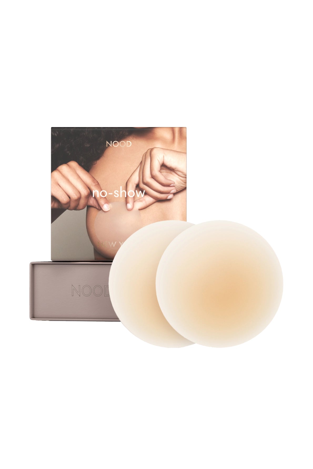 No-Show (Round) | Reuasble Adhesive Nipple Covers 4"