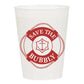 Save The Bubbly Anchor Nautical Frosted Cups - Summer Pack of 6
