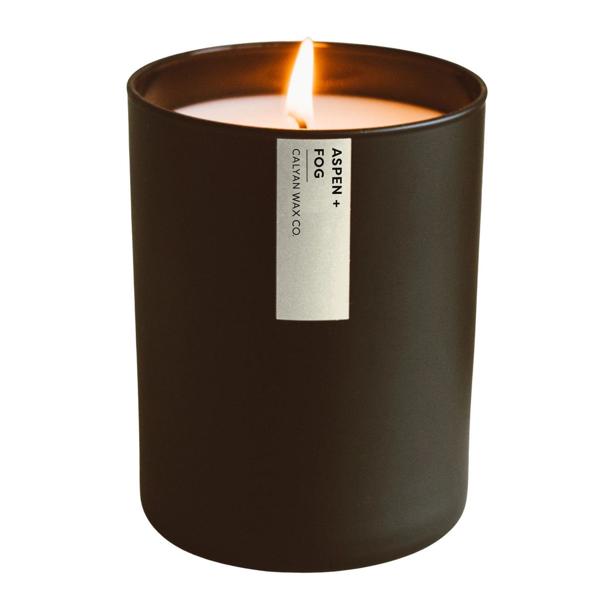 Black Glass Tumbler Candle