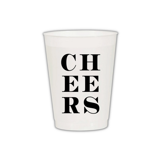 Cheers Modern - Set of 10 Reusable Cups