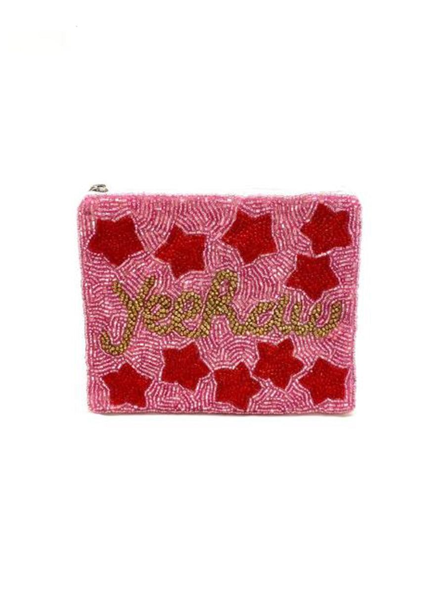 Yeehaw Star Beaded Coin Purse