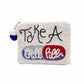 Take a Chill Pill Beaded Coin Purse