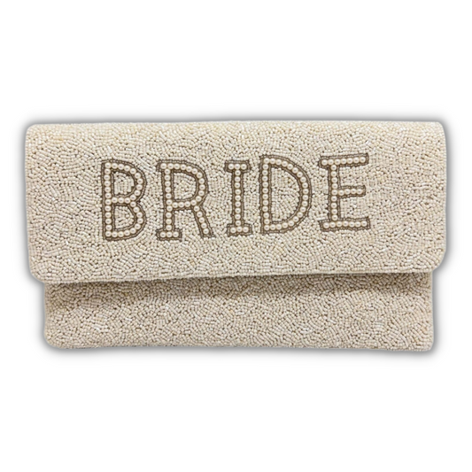Bride In Pearls Beaded Crossbody